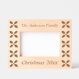 Feliz Natal Holly Personalizado