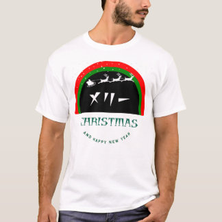 Feliz Natal ( Japonês e Inglês ) - t-shirt masculi