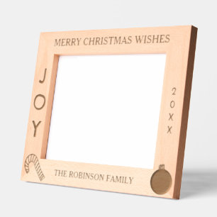 Feliz Natal Joy Name 10 x 8 Foto