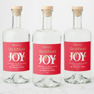 Feliz Natal Joy Presente Para Você Nome Vermelho B