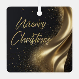 Feliz Natal Luxe Negro Dourado
