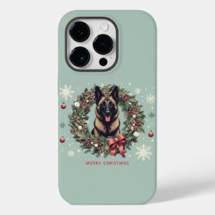 Feliz Natal Malinois Dog Xmas Belga