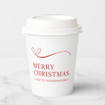 Feliz Natal moderno branco simples