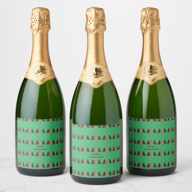 Feliz Natal Moderno e Elegante (Garrafas)