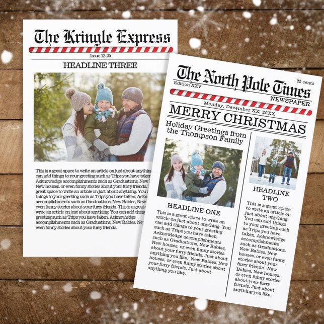 Feliz Natal Multifotógrafo Diversão do Polo Norte (Criador carregado)