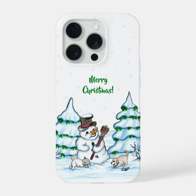 Feliz Natal! Neve com Cat e Puppy (Verso)