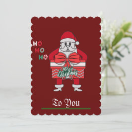 Feliz Natal Papai Noel Natal Feriado