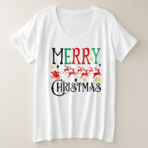 Feliz Natal Papais noeis Sleigh-61049 T-Shirt