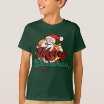 Feliz Natal, Papais noeis vindo para a camisa da c