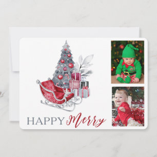 Feliz Natal para a Família de Crianças Felizes