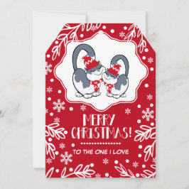 Feliz Natal para aquele que amo. Cartões de saudaç