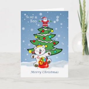 Feliz Natal para o meu Cartão de Filho