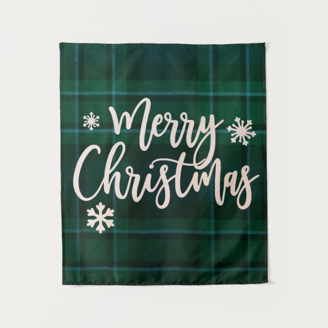 Feliz Natal Pequena Tapeçaria (Frente)