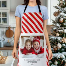 "Feliz Natal personalizado Apron com Foto