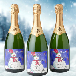 Feliz Natal Personalizado Snowman