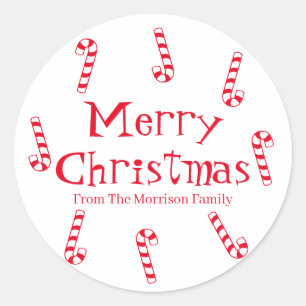 Feliz Natal personalize os adesivos de presente