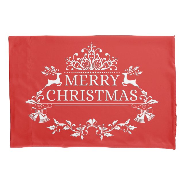 Feliz Natal Pillowcase (Frente)