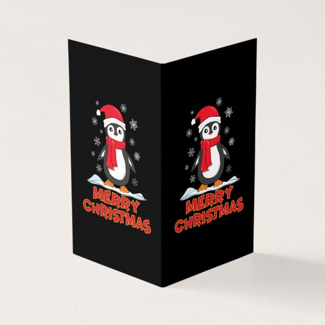 Feliz Natal Pinguim Fofo (Exterior)