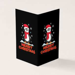 Feliz Natal Pinguim Fofo