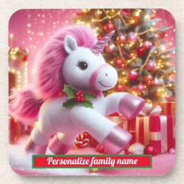 Feliz Natal porta copos de plástico com Duro de un