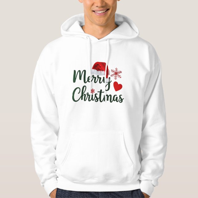 Feliz Natal, Pullover Hoodie (Frente)