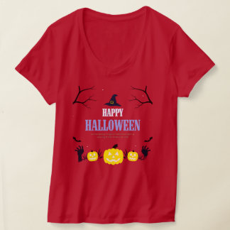 Feliz Natal Pumpkin & Gats Orange T-Shirt