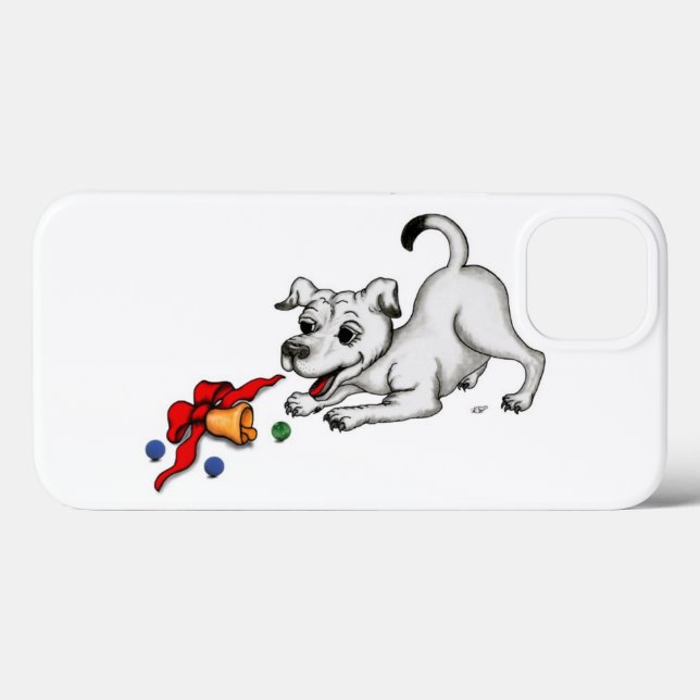 Feliz Natal! Puppy com Bell e Ball (Verso (horizontal))