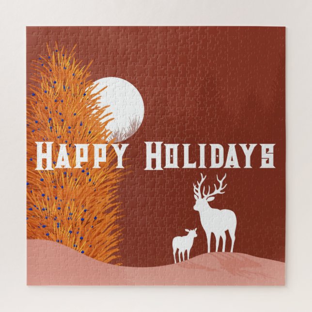 Feliz Natal - Quebra-cabeça (Vertical)