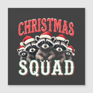 Feliz Natal Raccoon Santa Hat