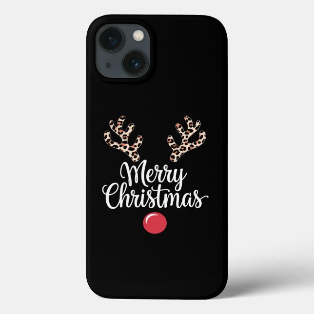 Feliz Natal Reindeer Família Natal Presente (Verso)