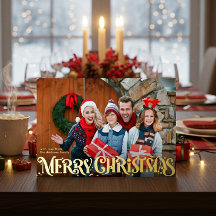 Feliz Natal Roteiro Retro | Quatro Fotos Personali