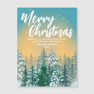 Feliz natal Simple Modern White script feriado