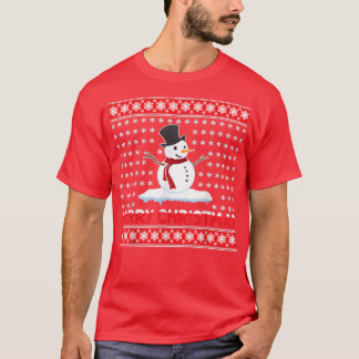 Feliz Natal Snowman T-Shirt