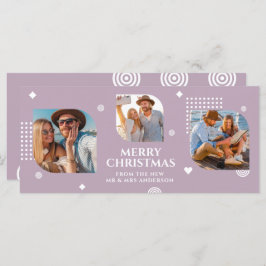 Feliz Natal Sr. e Sra. 3 Foto Collage Modern