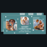 Feliz Natal Sr. e Sra. 3 Foto Collage Modern<br><div class="desc">Feliz Natal Sr & Sra. 3 Photo Collage Trendy Modern Christmas Cards apresenta uma colagem fotográfica de três de suas fotos favoritas com o texto "Feliz Natal do novo Sr & Sra." em um elegante roteiro branco. Personalize editando o texto nas caixas de texto fornecidas. Perfeito para o Natal enviar...</div>