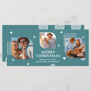 Feliz Natal Sr. e Sra. 3 Foto Collage Modern