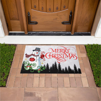 "Feliz Natal" Tapete de Entrada Interno e Externo