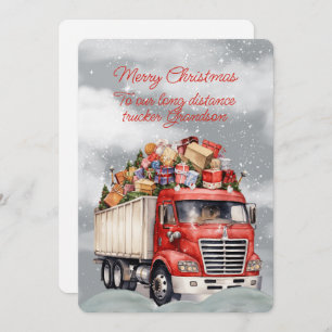 Feliz Natal Vovô Caminhoneiro de Longa Distância