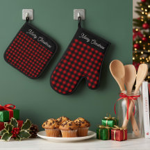 Feliz Natal Xadrez Búfalo Vermelho e Preto