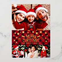 Feliz Natal Xadrez Vermelha Dourada Flocos de Neve