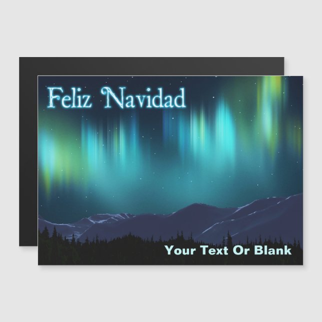 Feliz Navidad - Aurora Borealis (Frente/Verso)
