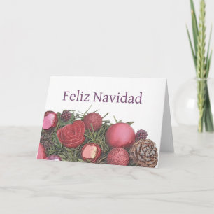 Feliz Navidad - cartão de natal espanhol