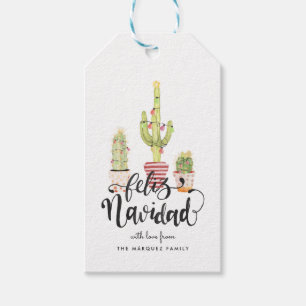 Feliz Navidad Etiquetas de Presente de Feriado