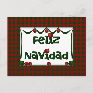 Feliz Navidad - Feliz Natal - cartão