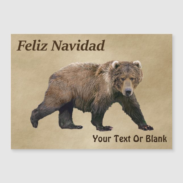 Feliz Navidad - Urso Kodiak (Frente)