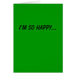 Feliz nós somos através do cartão