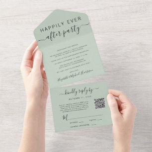Feliz nunca após a Recepção de casamento do código