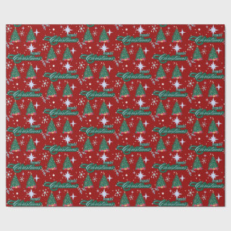 Feliz papel de moldagem de presente de Natal