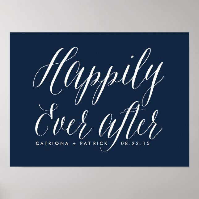 Feliz Para Sempre Após A Poster De Casamento | MAR (Frente)