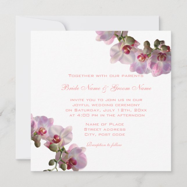 Feliz para sempre depois de convites para casament (Frente)